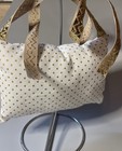 Handmade Tooth Fairy Pillow Girls White Pink Bow  my Tooth  Pocket