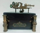 J scott Antique Sextant Nautical Brass Astrolabe Working Marine With Vintage Box