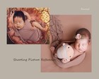 Newborn Photography Stretch Wrap Boy Girl Baby Photo Props Blanket Brown