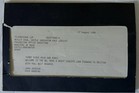 Motley Crue Original Telemessage 1984 Concert In England