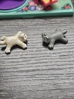 Vtg 1990s Pound Puppies House Mini Play Set Carry Along Happy Home 2 Puppy Sh4