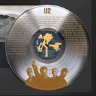 U2 - With Or Without You Framed Legends Of Music Etched Silver Lp Display
