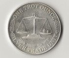 1986  1 Oz Silver  Nwtm Pacific Northwest Round  Very Rare
