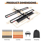 Dirt Bike Carrier For 2 Motorcycle Carrier Hitch Mount W ramp Heavy Duty 600 Lbs
