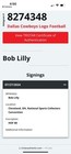 Bob Lilly Tristar Authenticated Autographed Mini Helmet Signed Cowboys Hof     
