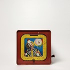 Mattel - Metal Clown Wind-up Jack In The Box Toy 1951  non Working 