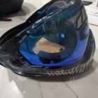 Dye Blue Black Paintball Mask Tinted Lens Full Face Protective Gear Blue Black
