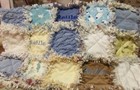 Handmade Homemade Personalized Boy Or Girl Baby Rag Quilt And Diaper Bag