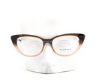 Versace Mod 3286 5332 Eyeglasses Glasses Crystal Brown Gradient Gold Medusa 54mm