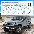 Abs Wheel Speed Sensor Replacement For Jeep Wrangler 20072017  4pcs Set