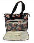 Structured Sewing Machine Tote Craft Organizer Floral   New Singer Starter Kit
