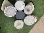 North 6-piece Vintage Horn-shaped Fiberglass Drum Kit