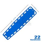 Blue Emt Backboard Spine Board Stretcher Immobilization Kit Free Trauma Bag Hi-q
