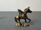 Vintage Miniature Brass Pegasus Figurine Jb R o c  Made In Taiwan