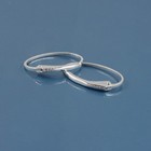 2 Sterling Silver Oval Interchangeable Leverback Ear Wire Earrings  33592