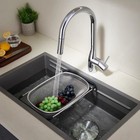 Chrome Brass Kitchen Faucet Pull Out Sprayer Single Handle one Hole Mixer Tap