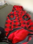 Pawz Medium Dog Plaid Shirt Coat Hoodie Pet Winter Clothes Soft 18    Chest   1308
