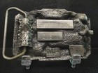 Massey Ferguson Mf 8590 Combine Pewter Belt Buckle 1986 Limited Ed Collectible