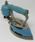Antique Coleman Model 4a Blue Self Heating Sad Iron In Original Box W  Extras