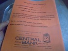 Vintage 1965 Farm Record Book Central National Bank And Trust Co 