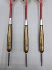 Vintage Brass Dart Set With Butterfly Flights - 21g