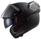 Ls2 Ff906 Advant Noir Modular Motorcycle Helmet W sunshield Matte Black Xs