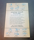 Vintage 1971 Aquarius Astrology Horoscope Booklet Zodiac Sign Gift Mid Century