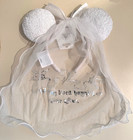 Disney Parks Bride Minnie Mouse Ears Headband -and They Lived Happily Ever After