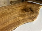 Rustic Butternut Coffee Table curly white Walnut Wood wormy Live Edge Table Wood