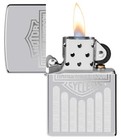 Zippo Windproof Harley Davidson High Polished Chrome Lighter  48993  New In Box