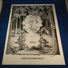 Spirit Of Baden Powell Limited Edition Print - Great Scout Gift present - Award 