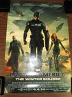 Authentic Marvel Captain America The Winter Soldier 2014 Movie Theater Poster