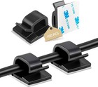 100pcs Cable Clips Self-adhesive Cord Management Wire Holder Organizer Clamp Us