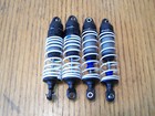 Fits Traxxas 2wd Drag Slash Front Rear Shocks W  White Springs Rear Progressive