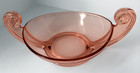 Fostoria Pink Grecian Scroll Bowl  Centerpiece Console Bowl  14  Wide