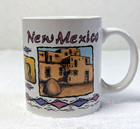 New Mexico Souvenir 11oz Coffee Mug Roadrunner Bird Southwestern Desert Pueblo