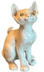 Vintage Anthony Freeman Mcfarlin Walking Cat Figurine Ceramic