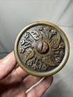 Unique Antique Cast Bronze Door Knobs Set With Rosettes Union Lock Works