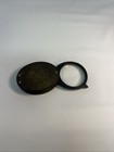 Antique Magnifier In Decorative Company Logo Bakelite Case Magnifying Glass Cw