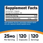 Nutricost Iron Bisglycinate Supplement  25mg  120 Capsules  Gluten-free
