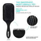 4pcs Paddle Hair Brush  Detangling Brush And Hair Comb Set For Men And Women  Gr