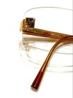 Chanel 2028 Rimless Eyeglass Frame Gold Silver Cc Logo Coco Mark Italy Authentic