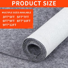 Non-slip Rug Pads 1 4    Thick  6x9ft Waterproof Rugs Non Skid Rug Pad For All Flo