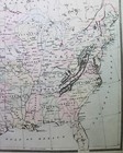 Bradley s Atlas Map Page Plate Of The United States 1887 Vintage