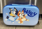 Bluey Eva Molded Pencil Case Holder With Zipper 8 Inch  Zip Pouch Organizer