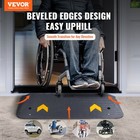 Vevor Rubber Threshold Ramp Door Ramp 1 5  Rise 33069 Lbs Load Rubber Curb Ramp