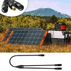 Solar Adapter 8mm Splitter  Dc8mm Female 2 X To Male  Black 