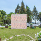 6 Pcs Flower Wall Panel Floral Backdrop Flower Wall Decoration Wedding Party