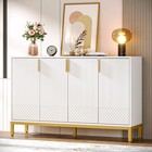 59  Modern Sideboard Buffet Cabinet Credenza Accent Storage Cabinet With 4 Doors