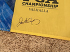 Rory Mcilroy Signed 2014 Pga Championship Tournament Winner Pin Flag Jsa  t26542